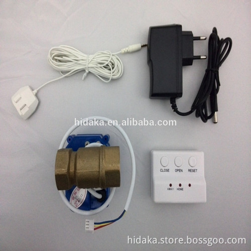 water leak detector equipment with shut-off valve to water saver